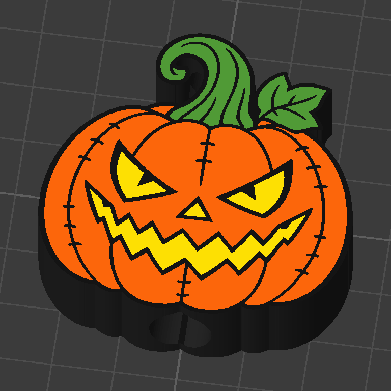 Pumpkin 02 straw topper