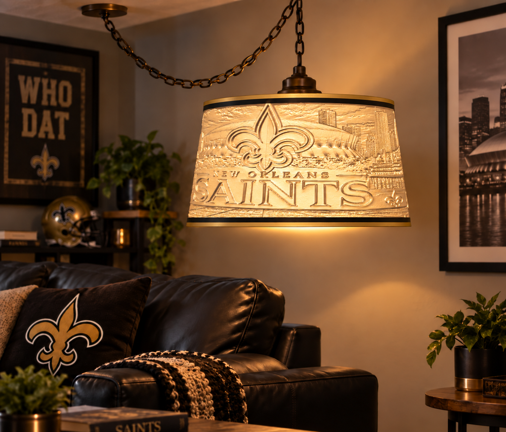 Saints Lithophane Lampshade - Style 02