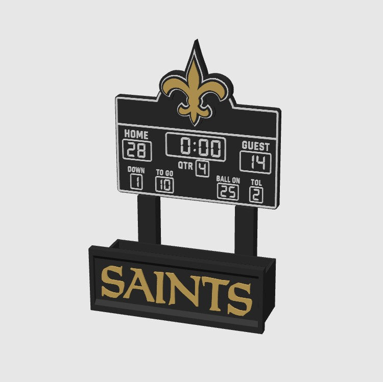 New Orleans Saints Tailgate Scoreboard Basket / Planter