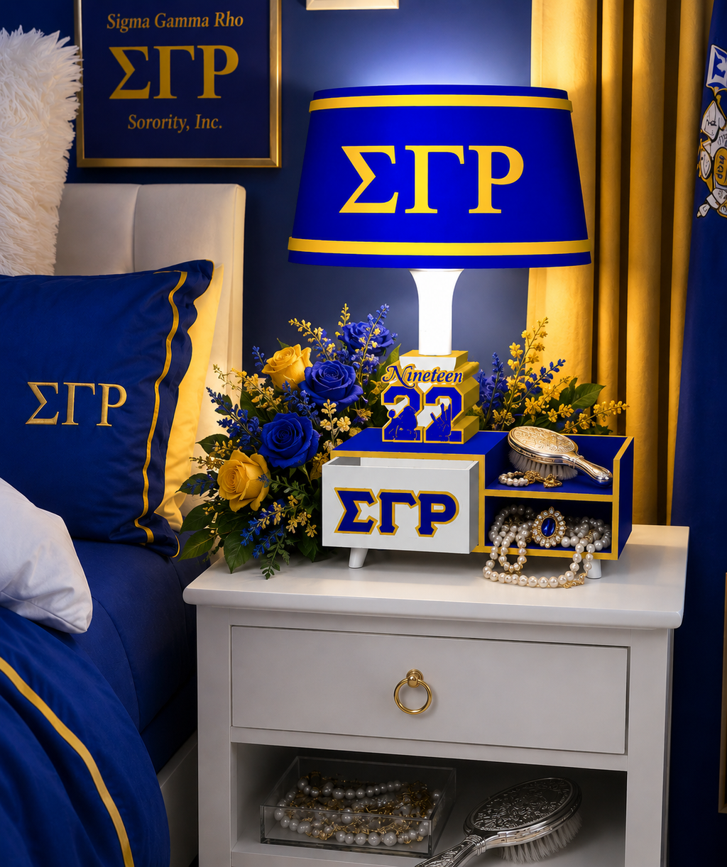 Sigma Gamma Rho - Vanity Lamp with Shade
