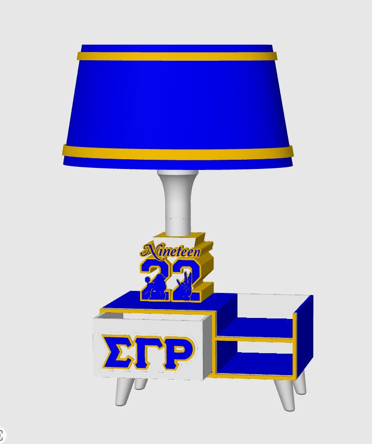 Sigma Gamma Rho - Vanity Lamp with Shade