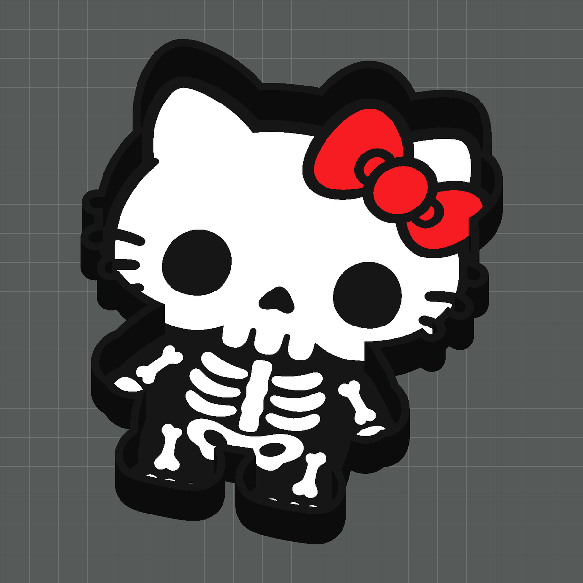 Skeleton Kitty