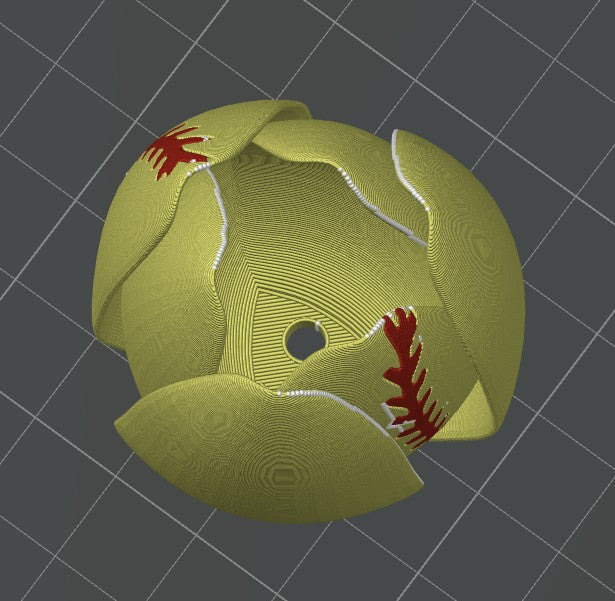 3D Model - Softball / Baseball Tulip