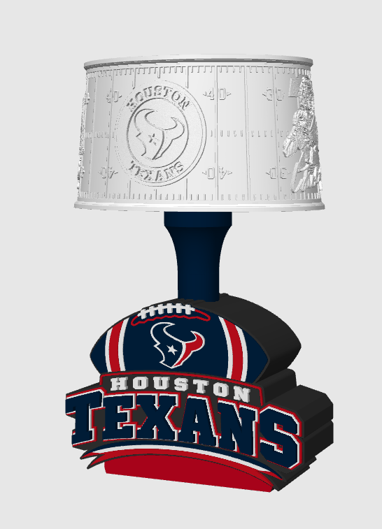 Houston Texans Lamp Base - Shade Sold Separately