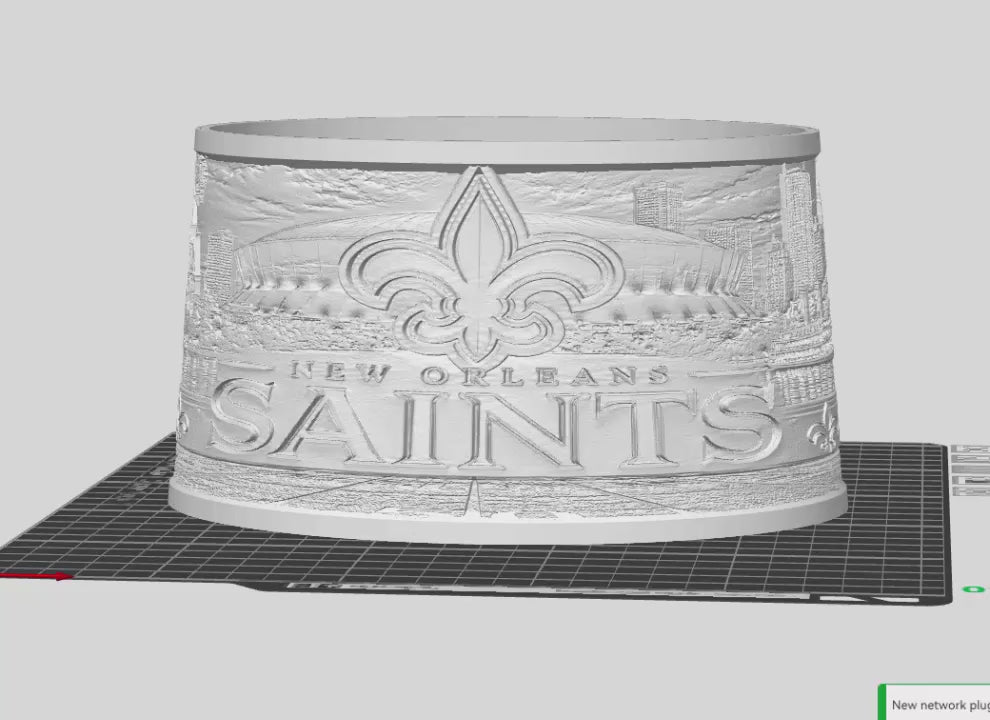 Saints Lithophane Lampshade - Style 02