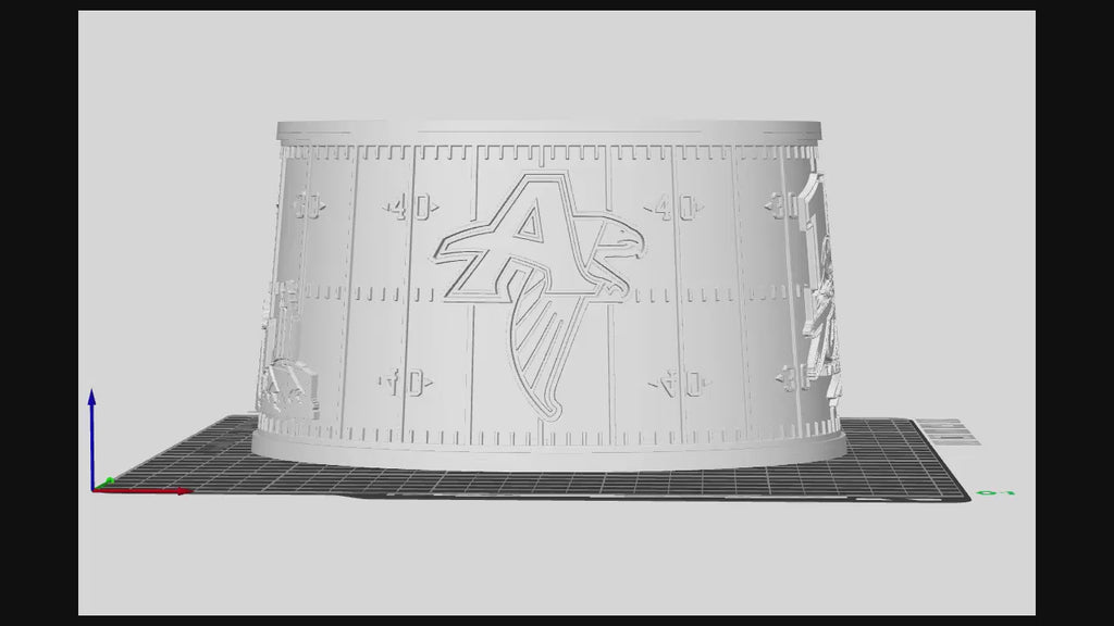 Atlanta Falcons Lithophane Lampshade