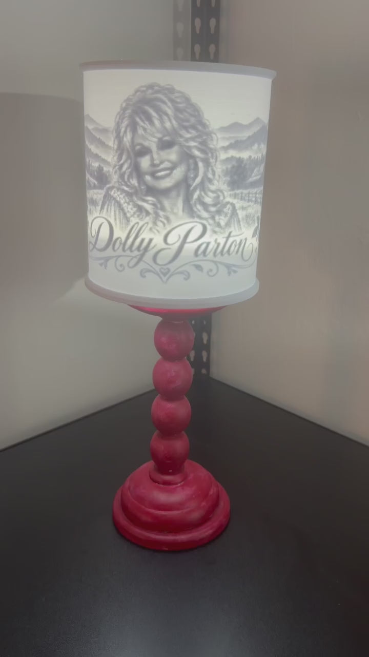 Dolly Lithophane Lamp Shade