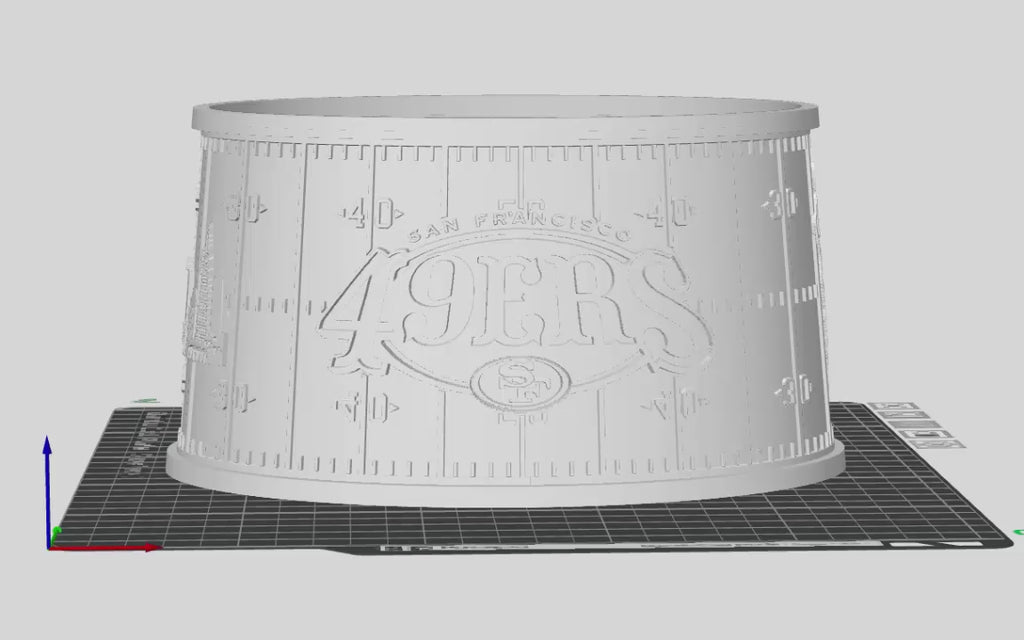 Michigan Wolverines Lithophane Lamp Shade