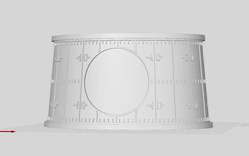 Blank Football Lithophane Lampshade