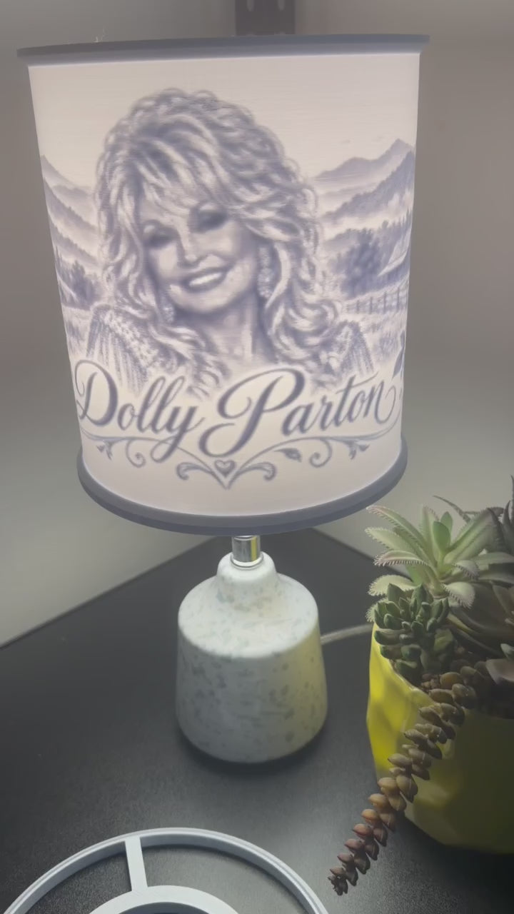 Dolly Lithophane Lamp Shade